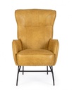 Poltrona senape 70x84x109 cm in ecopelle