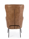 Poltrona marrone ecopelle 70x84x109