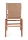 2x Sedia in pelle 48x58x85x47h