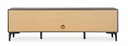 Mobile porta TV 154x40x44 in legno nero-nat