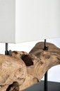 Lampada tavolo Kleta bianco 75x25x55h