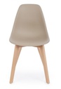 4x Sedia sistema Tortora 51.5x46.5x86
