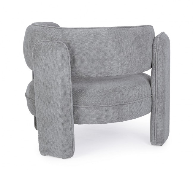 Poltrona Aisha grigio 94x88x73 cm