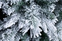 Albero slim innevato D.83x240h mix PE/PVC