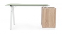 Scrivania Charlie angolo 150.5x80x75 cm