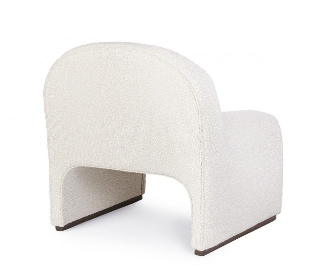 Poltrona bassilla 71x69x72.5h in bouclé