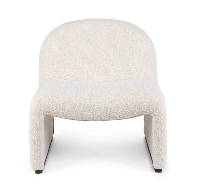 Poltrona bassilla 71x69x72.5h in bouclé