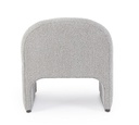 Poltrona grigia bouclé 71x69x72.5h