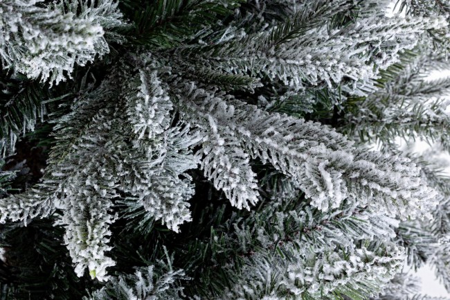 Albero innevato D.150x240h in mix PE/PVC