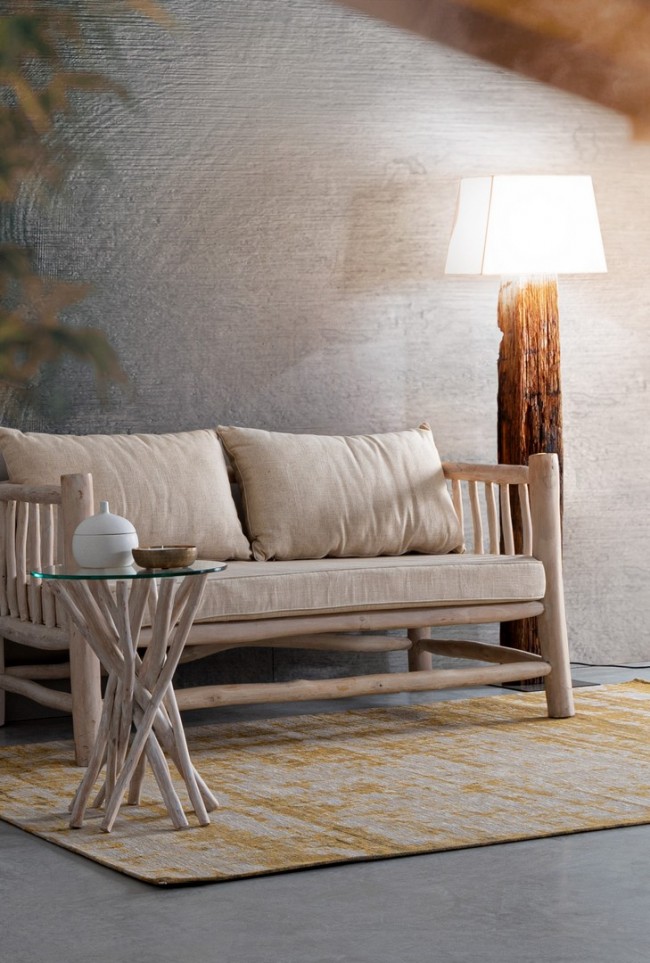 Piantana ottone-bianco h155 45x30