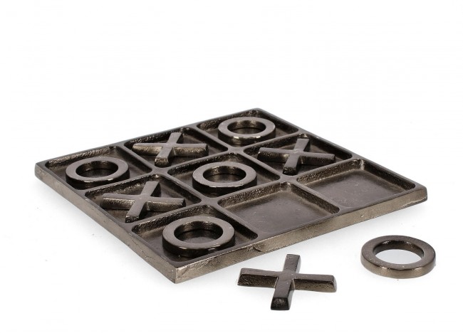 Decorazione tris fate antracite 28x28