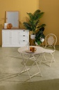 2x Sedia emily s-bracciolo 40x40x94h acciaio