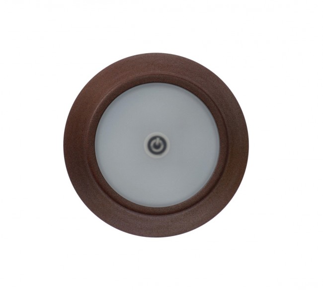 Piantana led etna marrone D.17 x 115h cm