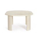 Tavolino ovale in legno 130x80x45