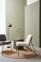 Piantana brill nera 31x20x148h in metallo