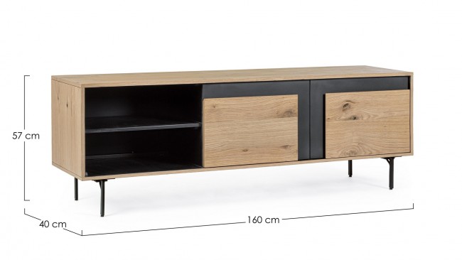 Mobile porta TV 160x40x57 in legno