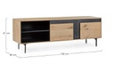 Mobile porta TV 160x40x57 in legno
