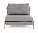 Divano letto 1p grigio 95x96x79 cm
