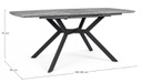 Tavolo allungabile 140/180x90 in legno