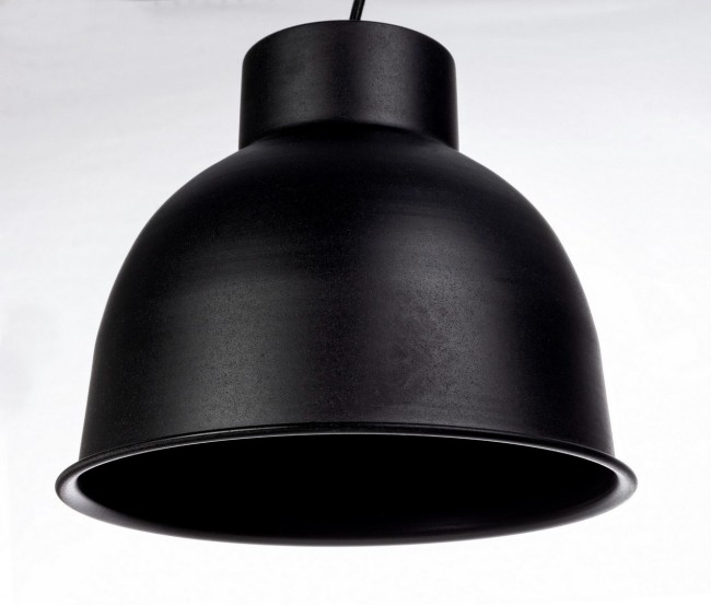 Lampadario antracite D.28x25h in metallo