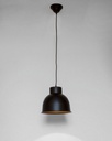Lampadario antracite D.28x25h in metallo