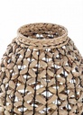 2x Lampada tavolo D.31x44.5h in fibre naturali