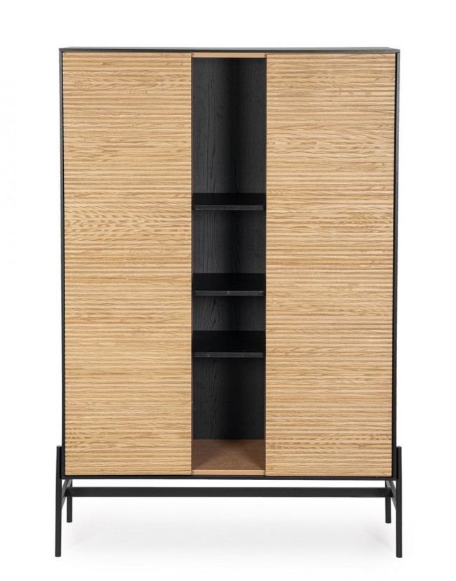 Mobile 2A allycía nero-naturale 110x40x159