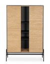 Mobile 2A allycía nero-naturale 110x40x159