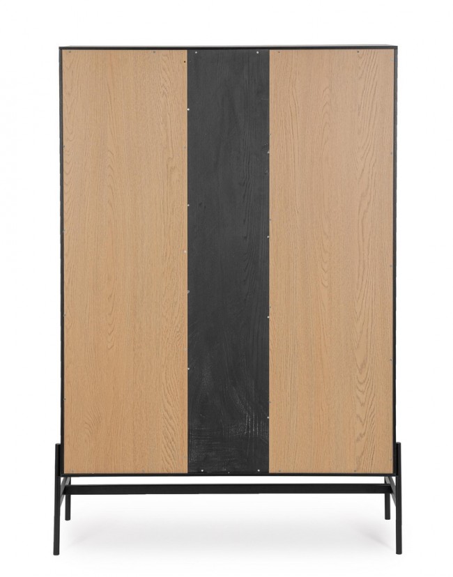 Mobile 2A allycía nero-naturale 110x40x159
