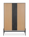 Mobile 2A allycía nero-naturale 110x40x159