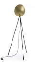 Piantana treppiede nero-oro 87x56x155h