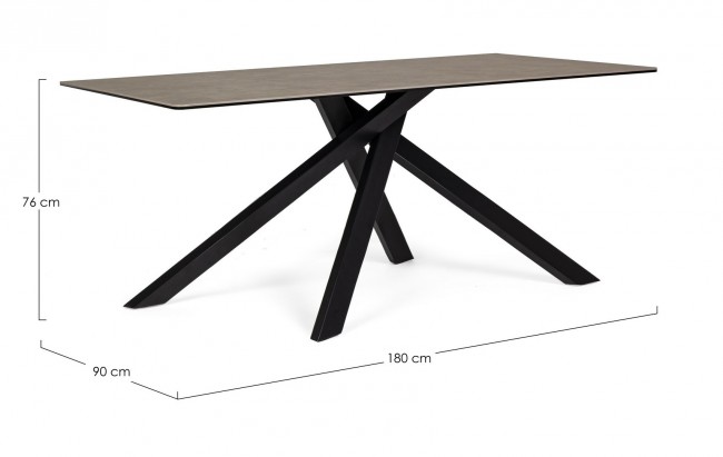 Tavolo ceramica 180x90x76 cm