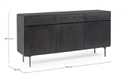 Credenza in legno 160x40x85.5 cm
