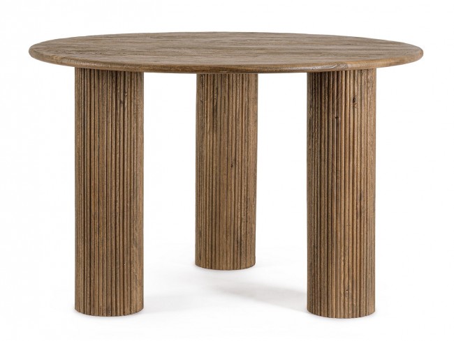 Tavolo Dacca brown D.120 x 77 h in legno