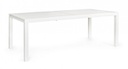 Tavolo alluminio bianco 200x100 cm