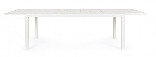Tavolo alluminio bianco 200x100 cm