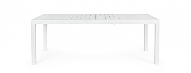 Tavolo alluminio bianco 200x100 cm