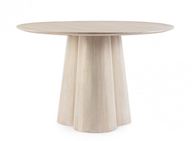 Tavolo rotondo in legno D.120 x 77h