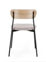 2x Sedia Genevieve Visone 46x49x76.5h