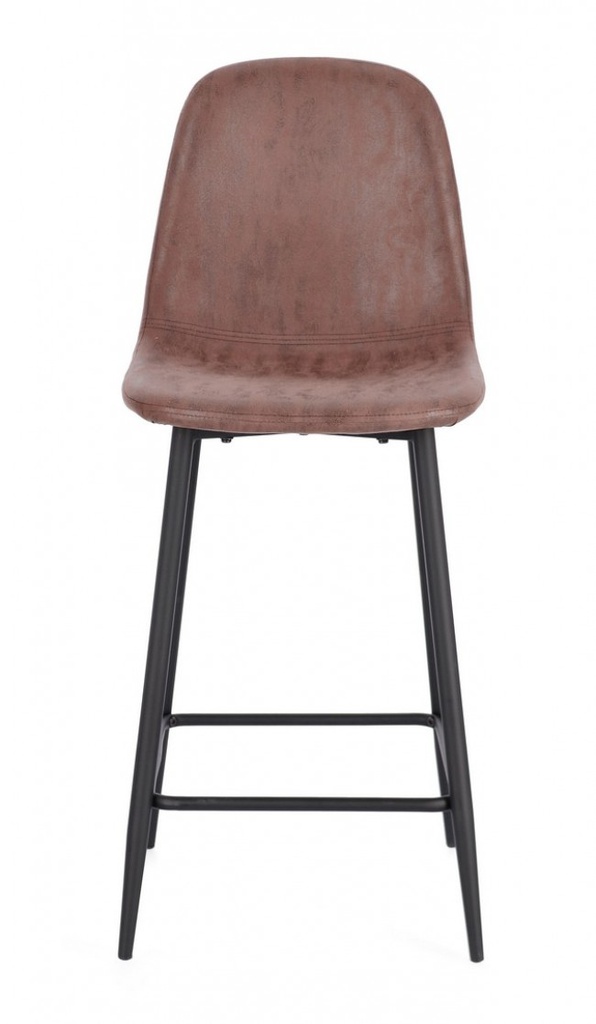 2x Sgabello cucina ecopelle 46x39x92 cm