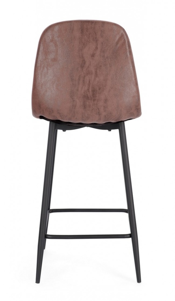 2x Sgabello cucina ecopelle 46x39x92 cm