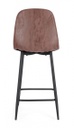 2x Sgabello cucina ecopelle 46x39x92 cm