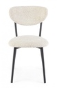 2x Sedia naturale bouclé 47x50x77.5