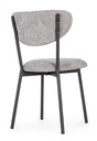 2x Sedia grigia chiara 47x50x77.5 cm