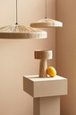 Lampada tavolo Kanda naturale D.25x38h