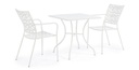 4x Sedia C-BR Kelsie 54x55x89 cm in metallo