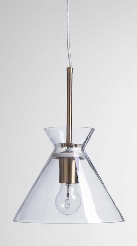 Lampadario 1 luce D.24x160h metallo