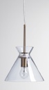 Lampadario 1 luce D.24x160h metallo