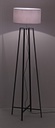 Piantana grigia anticato D.40x156h cm
