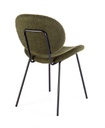 2x Sedia verde scuro 52x59.5x79.5 h, bouclé